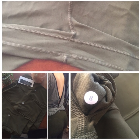 Rare Lululemon Align pant military green - Picture 4 of 6